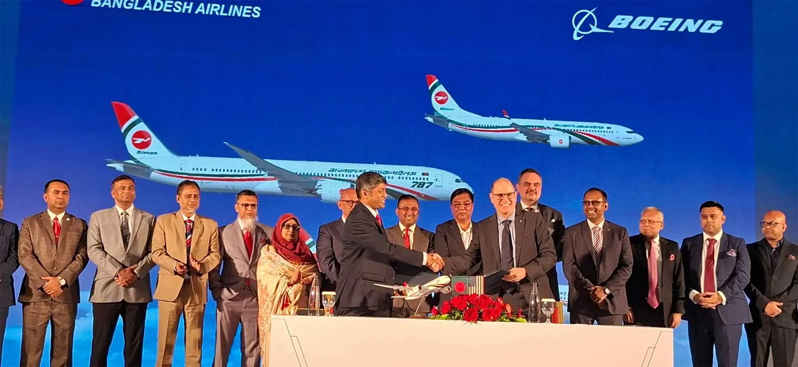 ৩৭ হাজার কোটি টাকার ১৪ উড়োজাহাজ ক্রয়ে বিমানের ঐতিহাসিক চুক্তি