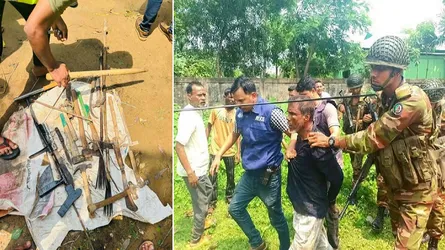 মৌলভীবাজারে মাদরাসায় হামলা, আগ্নেয়াস্ত্রসহ আটক ৩