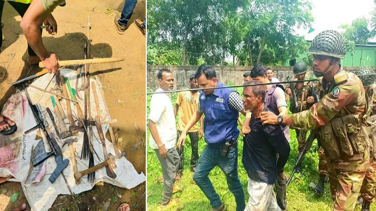 মৌলভীবাজারে মাদরাসায় হামলা, আগ্নেয়াস্ত্রসহ আটক ৩