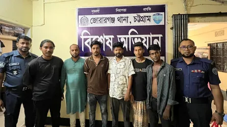 জোরারগঞ্জে পুলিশের অভিযানে ছাত্রলীগ-যুবলীগের নেতাকর্মীসহ গ্রেফতার ৬
