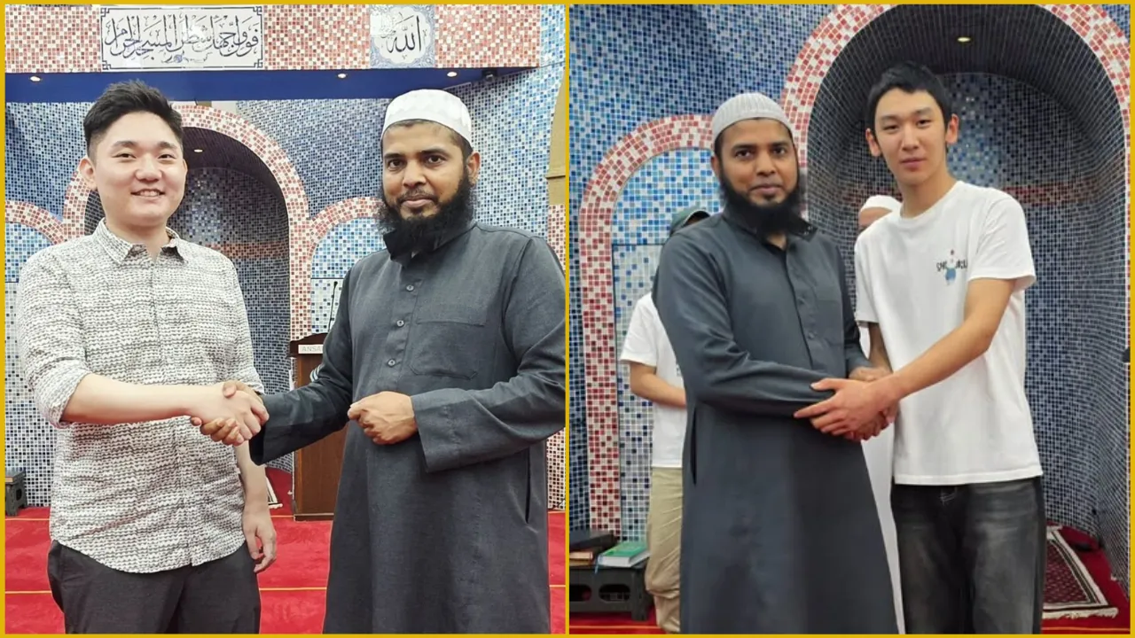 ২৪ ঘণ্টারও কম সময়ে কোরিয়ায় ২ যুবক ইসলামের ছায়াতলে