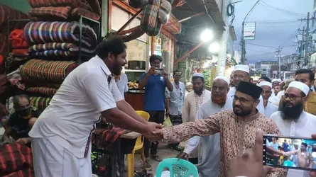 মুক্তাগাছায় জামায়াত মনোনীত প্রার্থী মতিউর রহমানের গণসংযোগ