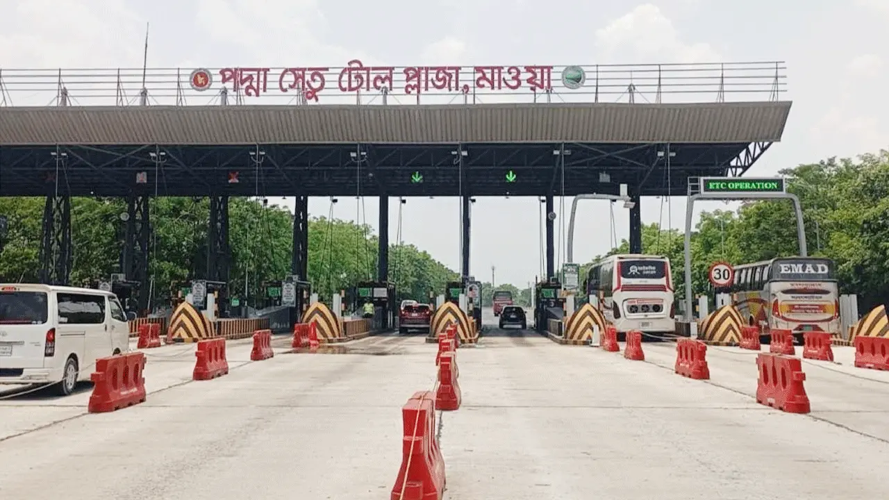 পদ্মা সেতুতে ইটিসি প্রযুক্তিতে টোল আদায় ৬ কোটি ৯৬ লাখ