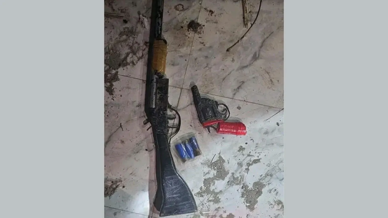 মুন্সীগঞ্জে ঝোপ থেকে শুটারগান ও রিভলভার উদ্ধার