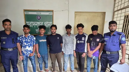 মুরাদনগরে নিষিদ্ধ ছাত্রলীগের ৬ সদস্য গ্রেফতার