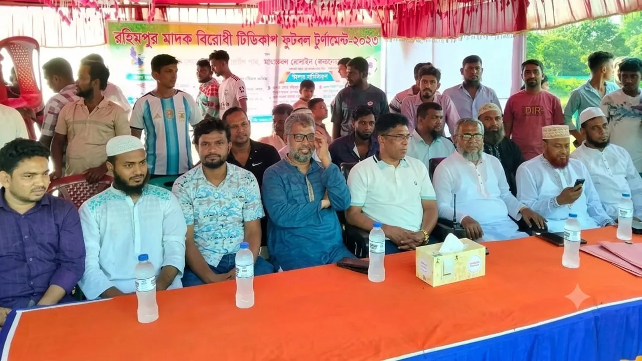 মুরাদনগরে মাসব্যাপী মাদকবিরোধী টিভিকাপ ফুটবল টুর্নামেন্টের উদ্বোধন