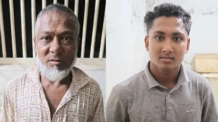 মুরাদনগরে গাঁজাসহ বাবা-ছেলে গ্রেফতার
