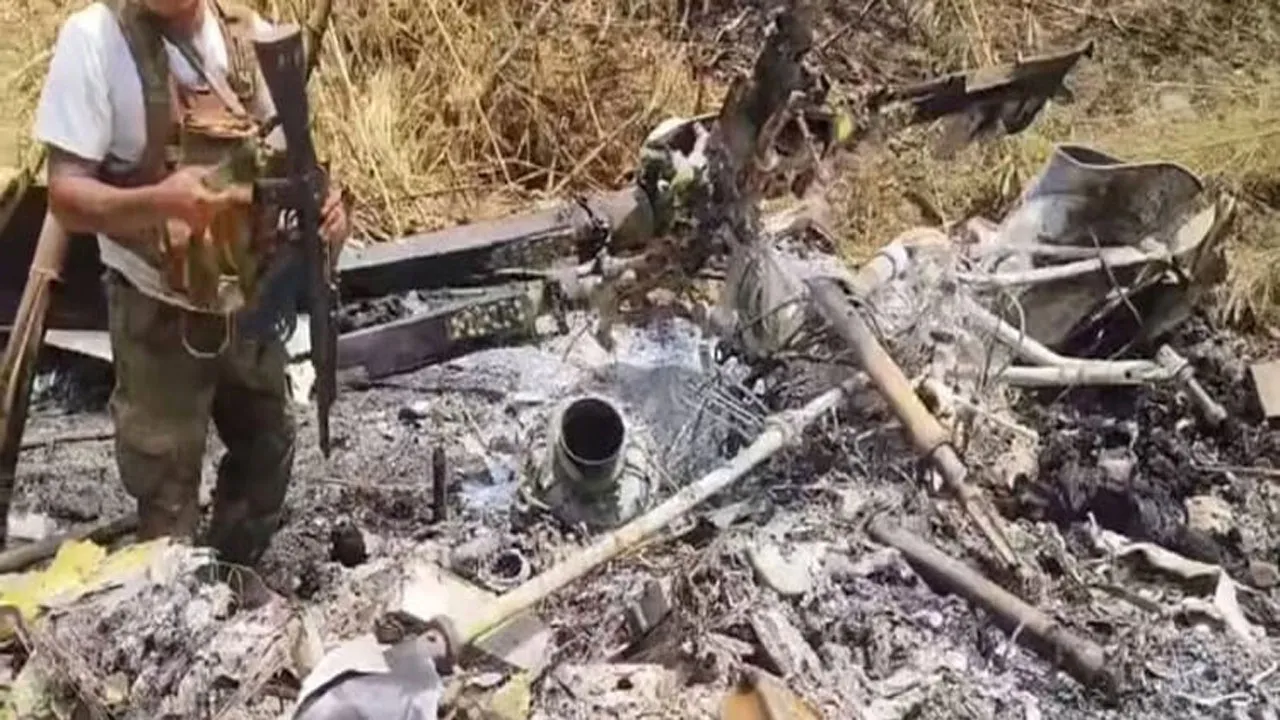 থাই সীমান্তে মিয়ানমারের জান্তা বাহিনীর ড্রোন বিধ্বস্ত