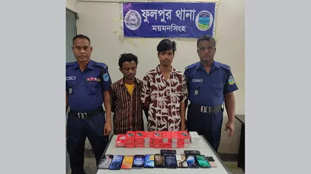 ফুলপুরে দেয়াল ভেঙে মোবাইলের দোকানে দুর্ধর্ষ চুরি, গ্রেফতার ২