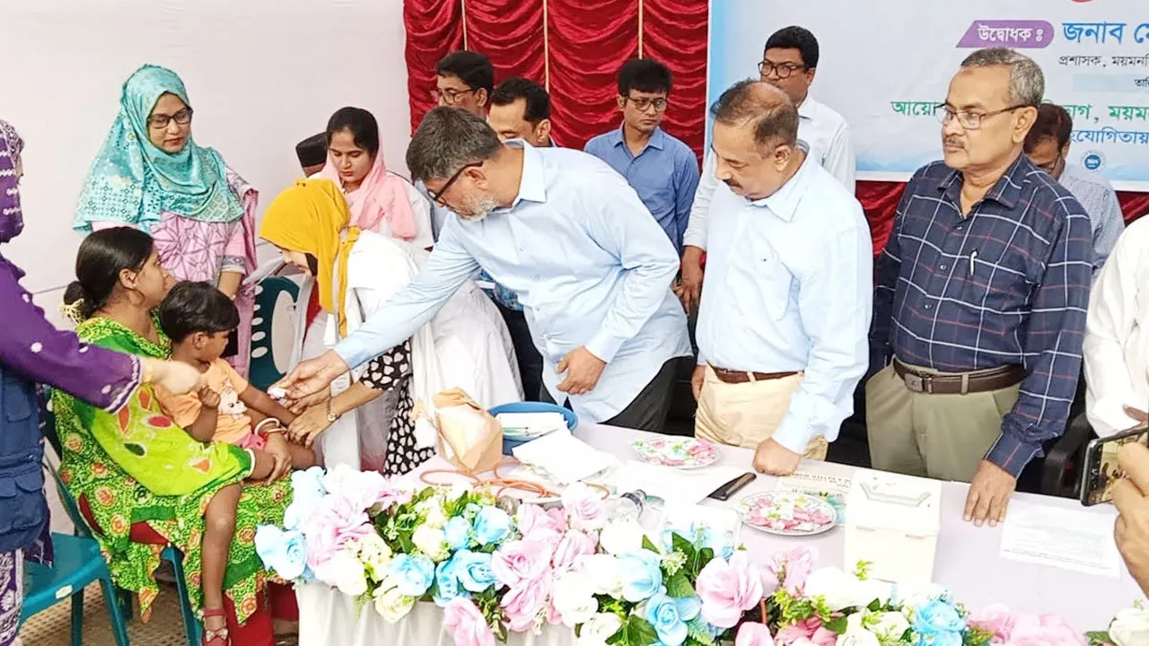 ময়মনসিংহ নগরে টিকাদান কর্মসূচির ‍উদ্বোধন
