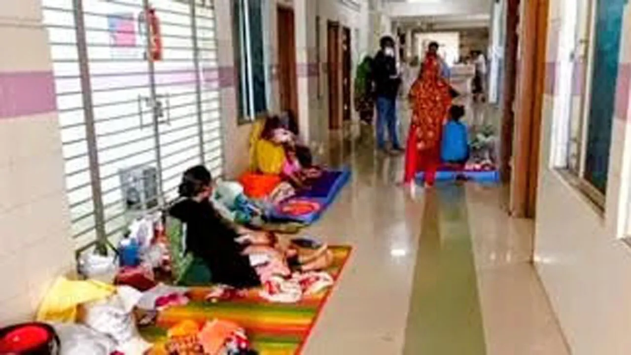 ময়মনসিংহ মেডিক‌্যালে হামের উপসর্গে নিয়ে আরো ৩৩ শিশু ভর্তি