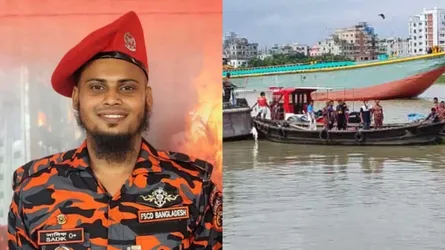 শীতলক্ষ্যায় ডুবে প্রাণ গেল ফায়ার সার্ভিসের ডুবুরি সাদিকের