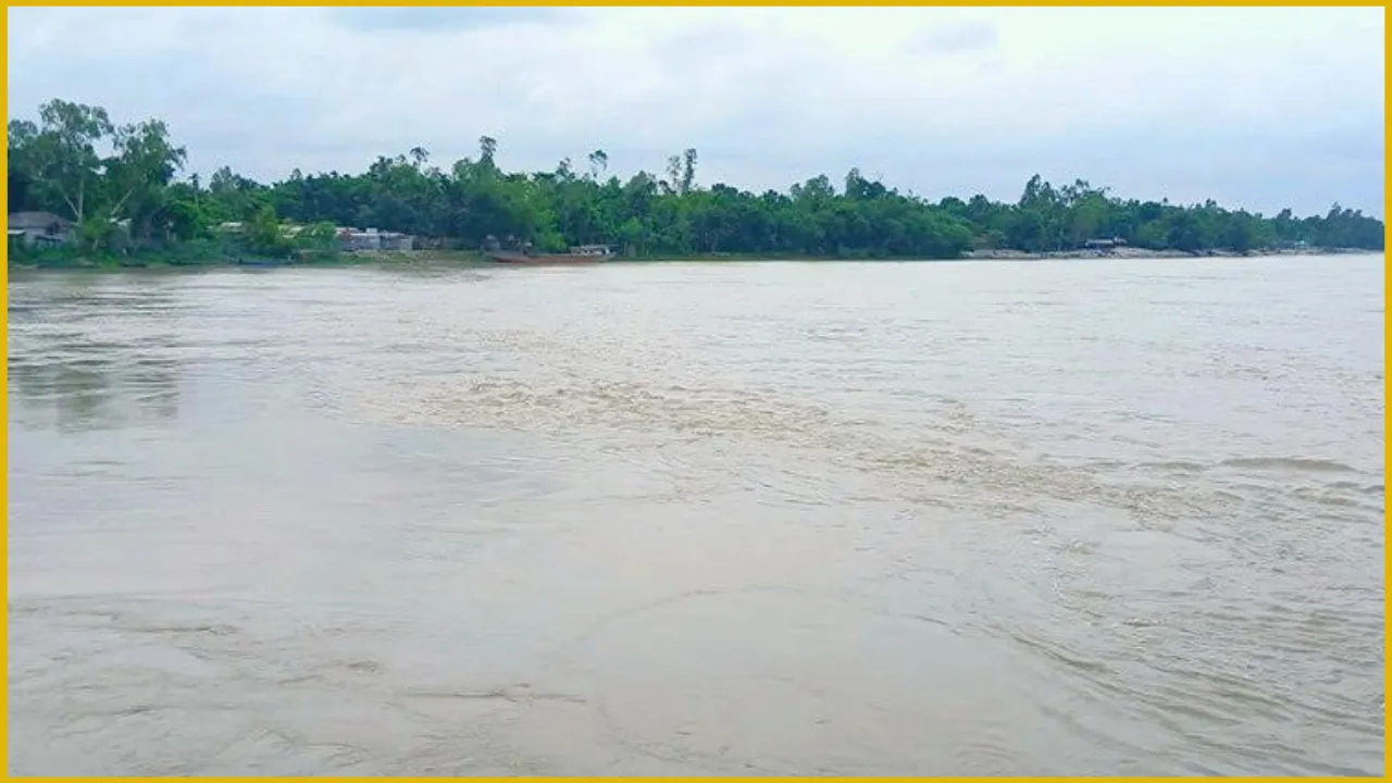 তিস্তা নদীতে রেড অ্যালার্ট : বিপদসীমার ২০ সেন্টিমিটার উপরে পানি