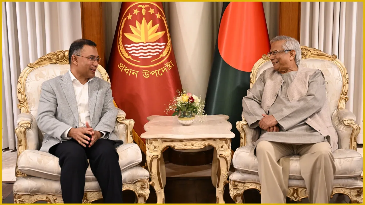 প্রধান উপদেষ্টার সাথে তারেক রহমানের সাক্ষাৎ