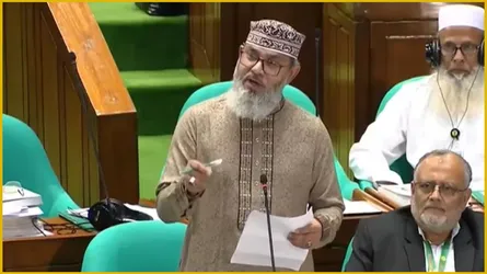 সরকারের কর্মকাণ্ড জনআকাঙ্ক্ষার পরিপন্থী : সংসদে মাসুদ সাঈদী