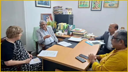 মির্জা ফখরুলের সাথে ক্যাথেরিন সিসিলের সাক্ষাৎ