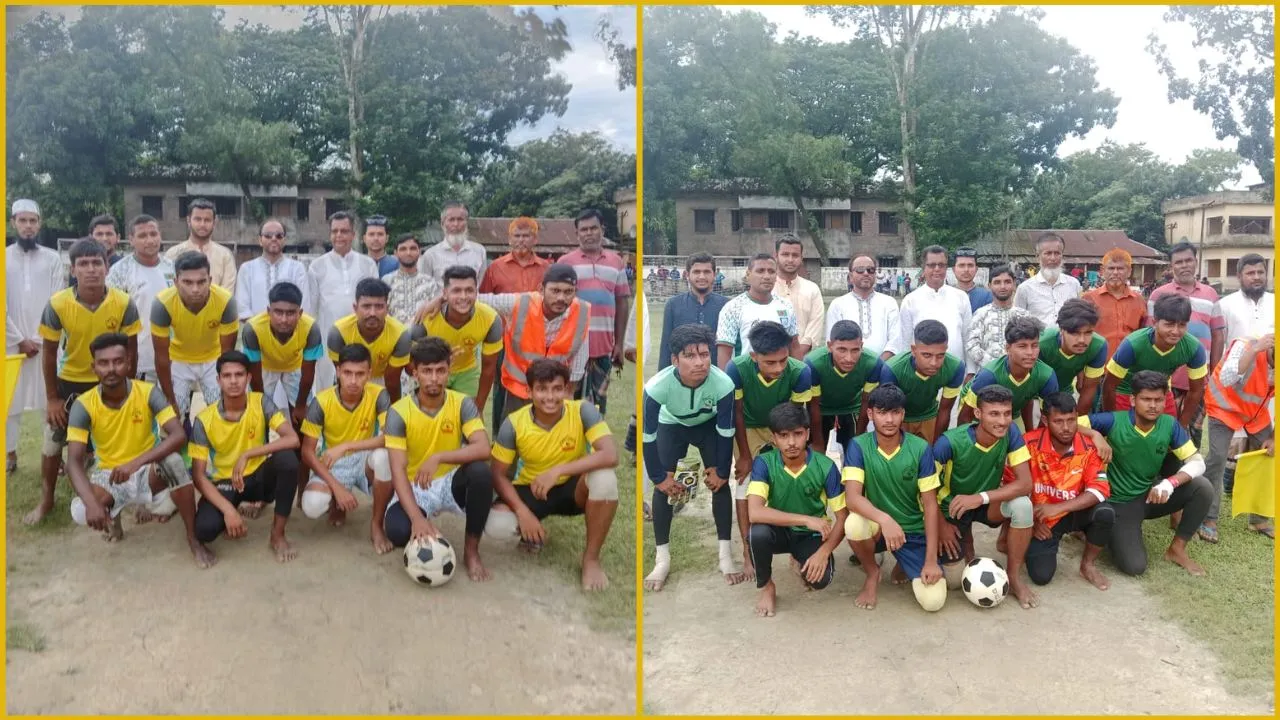 গৌরীপুরে জুলাই শহীদ স্মৃতি আন্তঃইউনিয়ন ফুটবল টুর্নামেন্ট