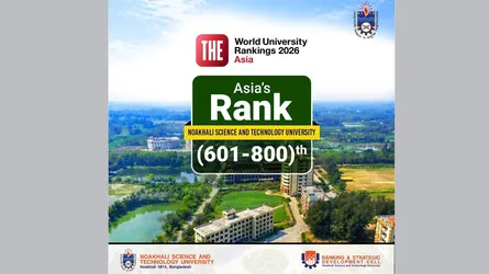 এশিয়া র‌্যাঙ্কিংয়ে ৬০১-৮০০ ব্যান্ডে স্থান অর্জন নোবিপ্রবি’র