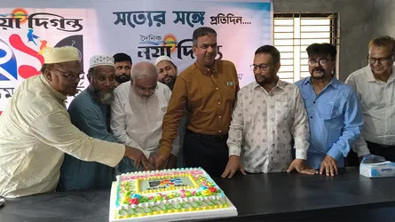 সৈয়দপুরে দৈনিক নয়া দিগন্তের বর্ষপূর্তি অনুষ্ঠিত