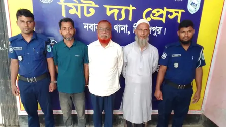 দিনাজপুরে ট্রিপল হত্যা মামলার আসামি গ্রেফতার