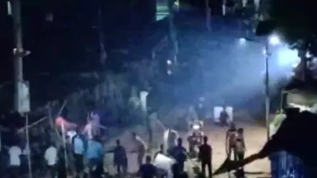 নবীগঞ্জে টর্চ লাইট জ্বালিয়ে ৯ গ্রামবাসীর সংঘর্ষ