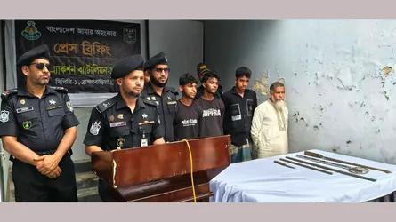 ব্রাহ্মণবাড়িয়ায় র‍্যাবের ওপর হামলা, আটক ৫