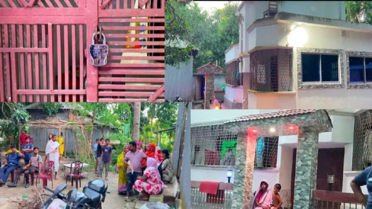 ফরিদপুরে প্রবাসীর বাড়িতে তালা, বৃদ্ধ মাকে বের করে দেয়ার অভিযোগ!