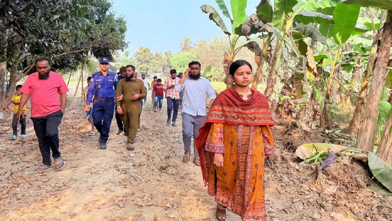 নগরকান্দায় ফসলি জমি কেটে মাটি বিক্রির অভিযোগ, প্রশাসনের অভিযান