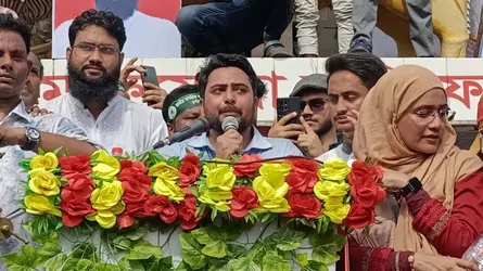 ফ্যাসিস্টের পতন হলেও ফ্যাসিস্ট ব্যবস্থা রয়ে গেছে : নাহিদ ইসলাম