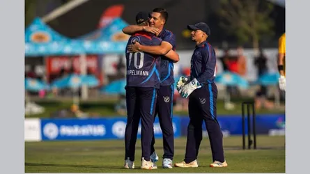দক্ষিণ আফ্রিকাকে হারিয়ে নামিবিয়ার ঐতিহাসিক জয়