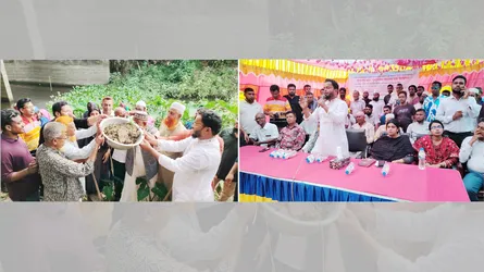 লোহাগড়ায় ২টি খালের পুনঃখনন কাজের উদ্বোধন