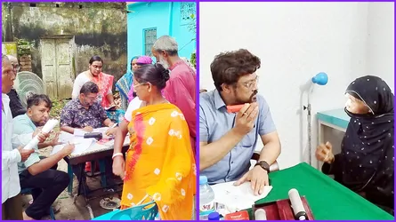 নড়াইলে বিনামূল্যে ২৫০ জনের চক্ষু পরীক্ষা ও লেন্স স্থাপন