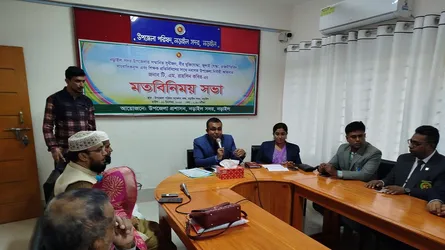 নড়াইলে বীরমুক্তিযোদ্ধা ও সাংবাদিকদের সাথে নবাগত ইউএনও’র মতবিনিময়