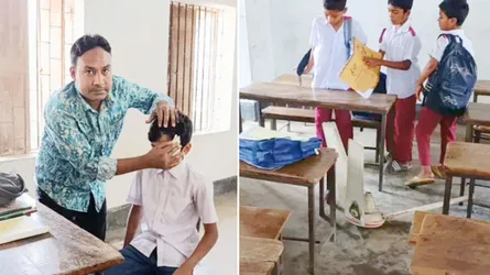 ফতুল্লায় ক্লাস চলাকালে সিলিং ফ্যান খুলে পড়ে ৫ শিক্ষার্থী আহত