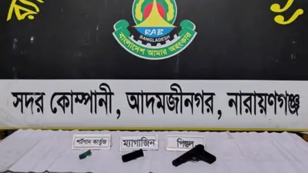সিদ্ধিরগঞ্জে থানা থেকে লুট হওয়া অস্ত্র ও গুলি উদ্ধার