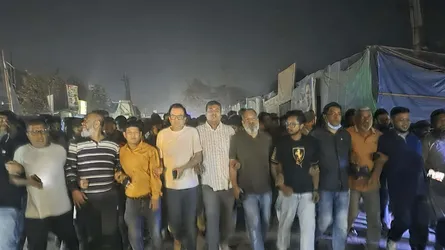 আ’লীগের নাশকতা ঠেকাতে ফতুল্লায় বিএনপির মিছিল