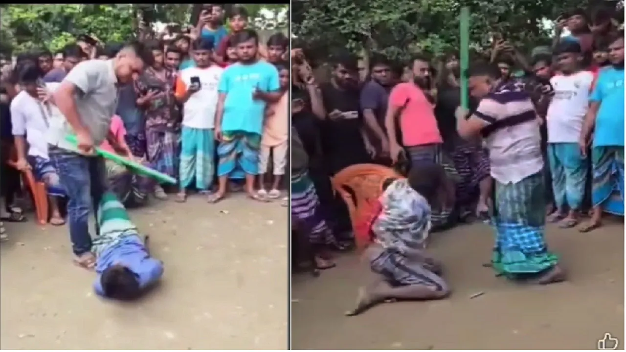 চুরির অভিযোগে ২ যুবককে নির্যাতনের ভিডিও ভাইরাল