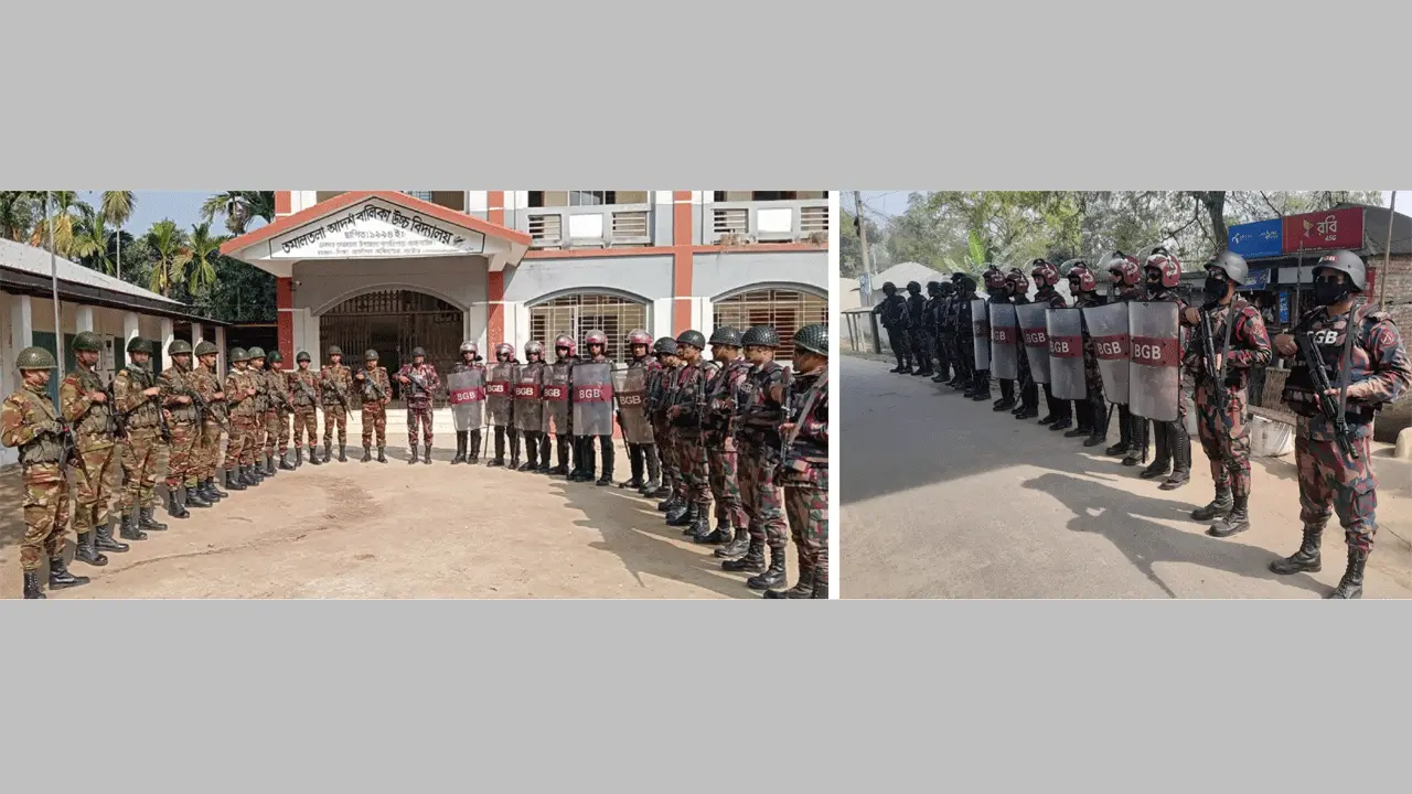 নির্বাচন উপলক্ষে নাটোরে ৫৩ বিজিবির কঠোর নিরাপত্তা প্রস্তুতি