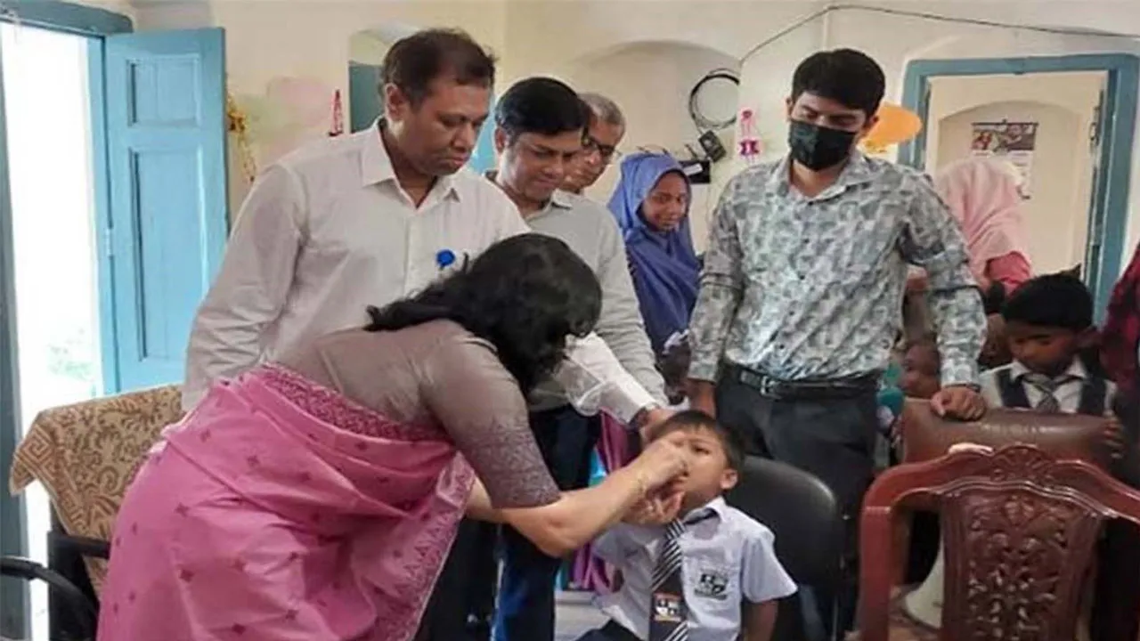 নাটোরে ভিটামিন ‘এ’ প্লাস ক্যাম্পেইন উদ্বোধন