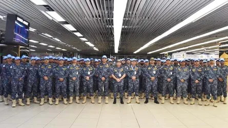 দক্ষিণ সুদানে শান্তিরক্ষা মিশনে নৌবাহিনীর ৯৯ সদস্যের যাত্রা