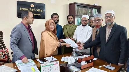 নেত্রকোনা ৪ আসনে জামায়াতের মনোনয়ন পত্র গ্রহণ