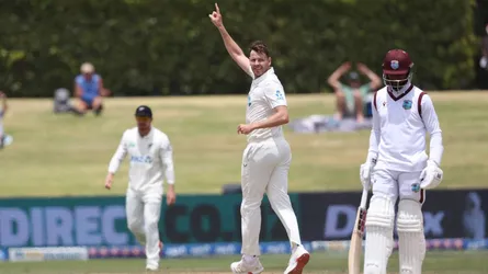 রেকর্ড জয়ে ওয়েস্ট ইন্ডিজের বিপক্ষে সিরিজ জিতল নিউজিল্যান্ড