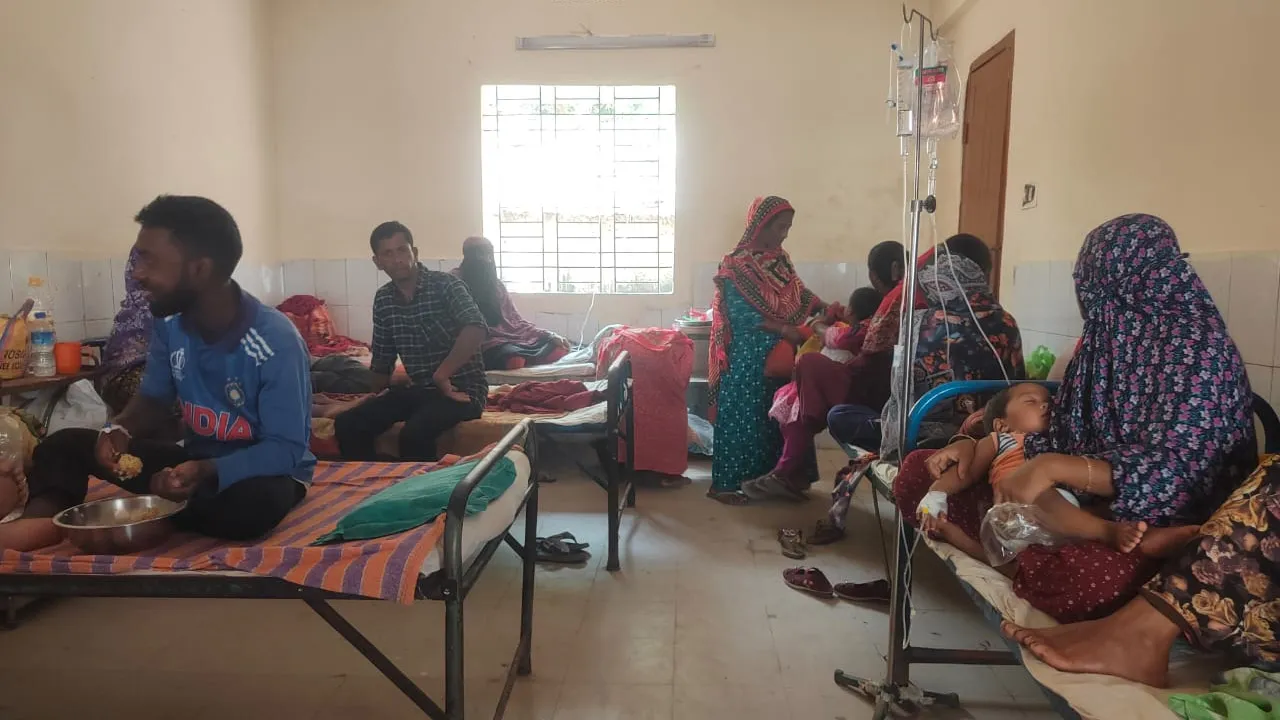 নীলফামারীতে হামের উপসর্গ নিয়ে ৬ শিশু হাসপাতালে ভর্তি