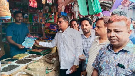 রাষ্ট্র কাঠামো মেরামতের ৩১ দফা প্রচারে নীলফামারী জেলা বিএনপি