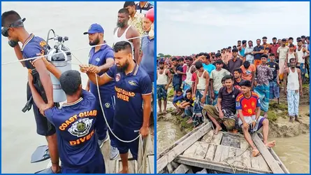 ২৮ ঘণ্টা পর মেঘনা নদীতে নিখোঁজ শিশু তামিমের লাশ উদ্ধার