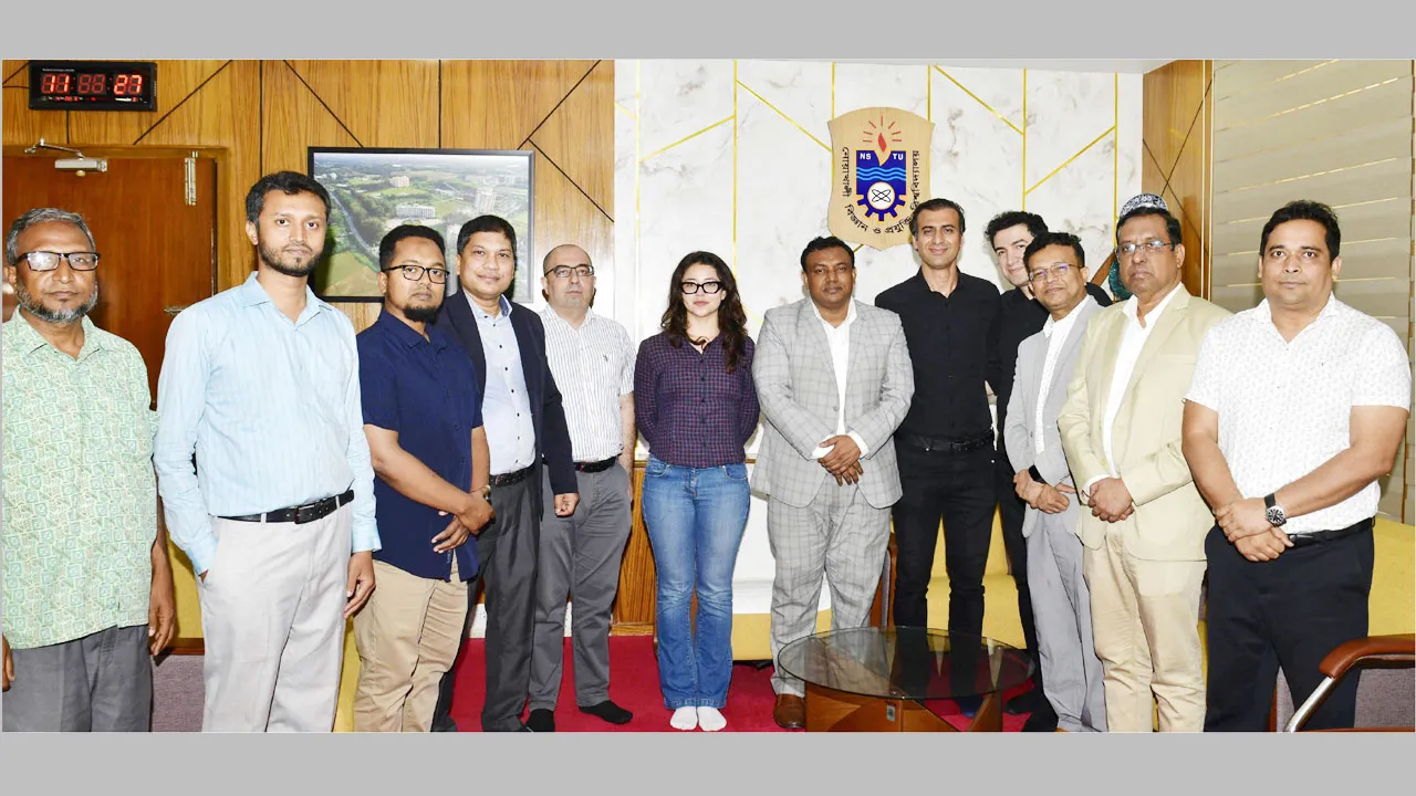 নোবিপ্রবি ভিসির সাথে তুরস্কের প্রতিনিধিদলের সৌজন্য সাক্ষাৎ