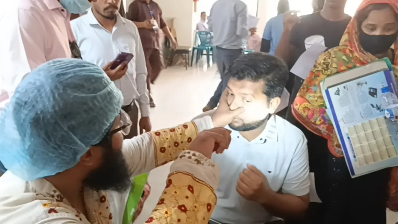 নোয়াখালীতে দিনব্যাপী ফ্রি মেডিকেল ক্যাম্প