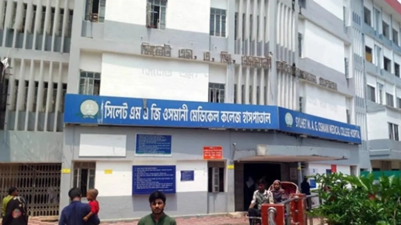 ইন্টার্ন চিকিৎসকের ওপর হামলার প্রতিবাদে ওসমানীতে কর্মবিরতি