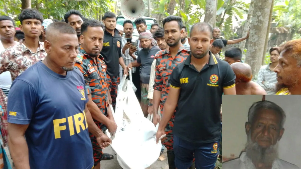 নিখোঁজের ১৭ ঘণ্টা পর শ্রীমন্ত নদী থেকে বৃদ্ধের লাশ উদ্ধার