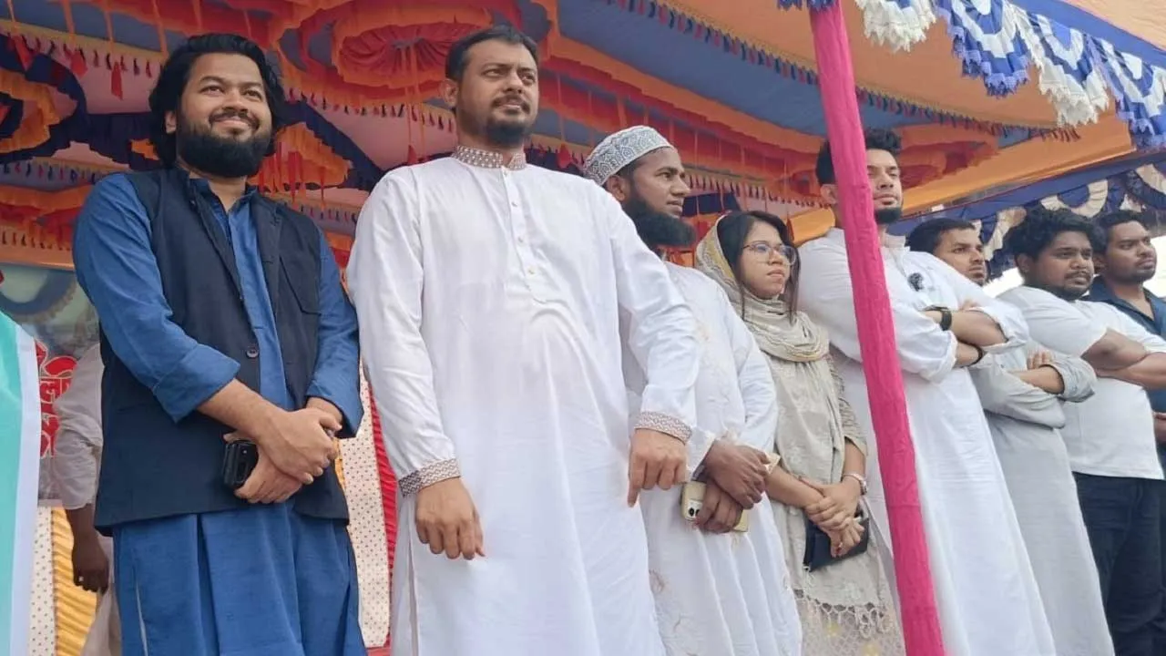 পোরশায় এনসিপির জুলাই পদযাত্রা ও সমাবেশ